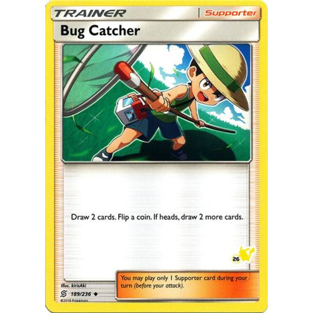 Bug Catcher (189/236) (Pikachu Stamp #26) [Battle Academy 2020]