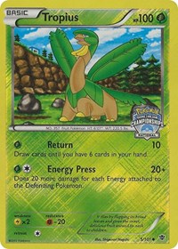 Tropius - 5/101 (National Championship Promo) [Black & White: Plasma Blast]
