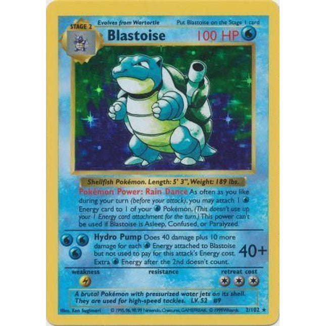 Blastoise (2/102) [Base Set (Shadowless)]