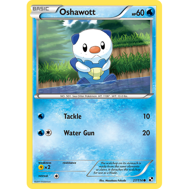 Oshawott [Black & White]