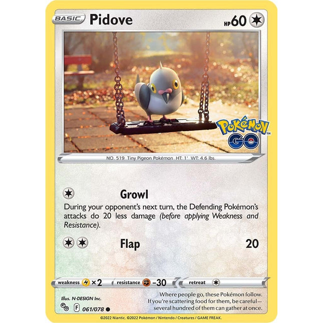 Pidove (061/078) [Pokémon GO]