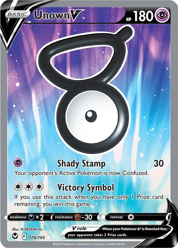 Unown V (176/195) [Sword & Shield: Silver Tempest] – Squeaks Game World