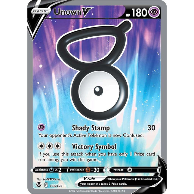 Unown V (176/195) [Sword & Shield: Silver Tempest]