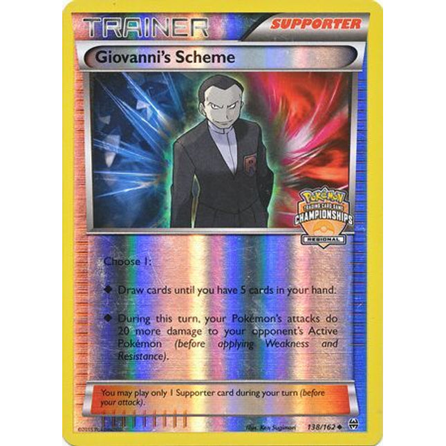 Giovanni's Scheme (138/162) (Championship Promo) [XY: BREAKthrough]