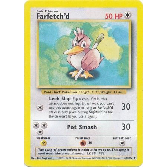 Farfetch'd (27/102) [Base Set]