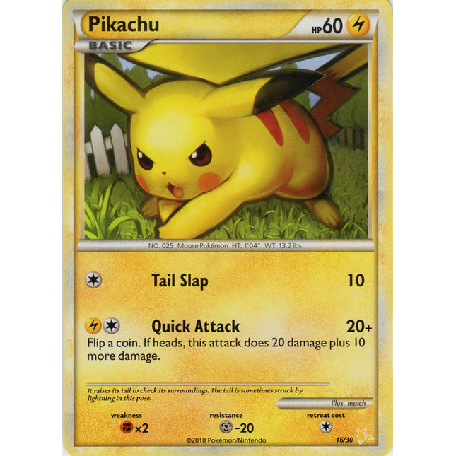 Pikachu (16/30) [HeartGold & SoulSilver: Trainer Kit - Raichu]