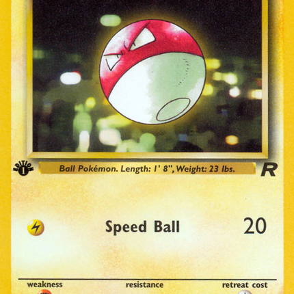 Voltorb (69/82) [Team Rocket 1st Edition]