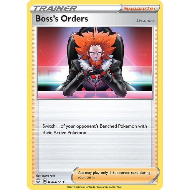 Boss's Orders (058/072) [Sword & Shield: Shining Fates]