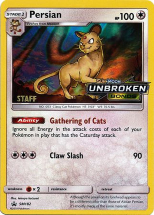 Persian (Staff Prerelease Promo) [SM Black Star Promos]