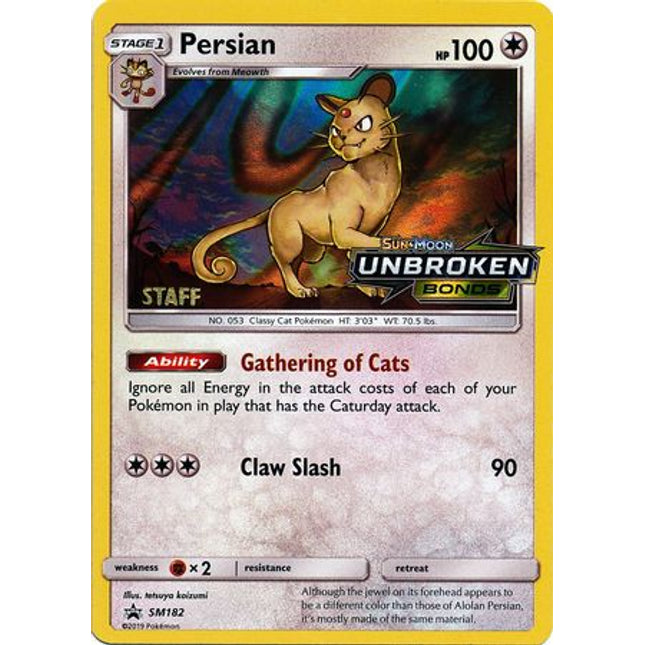 Persian (Staff Prerelease Promo) [SM Black Star Promos]