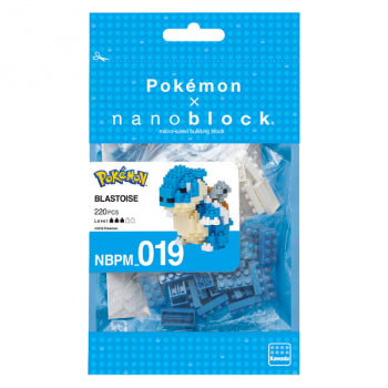 Blastoise - Pokemon Nanoblock Kit - Building Blocks Toy - English - Kawada - NBPM-019