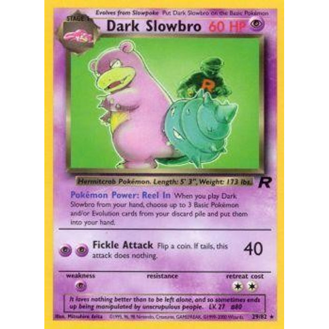Dark Slowbro (29/82) [Team Rocket]