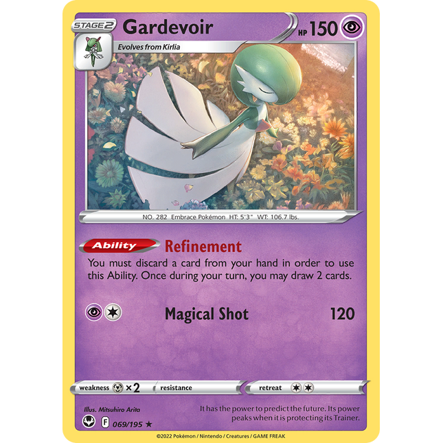 Gardevoir (069/195) (Theme Deck Exclusive) [Sword & Shield: Silver Tempest]
