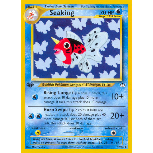 Seaking (37/64) [Neo Revelation 1st Edition]