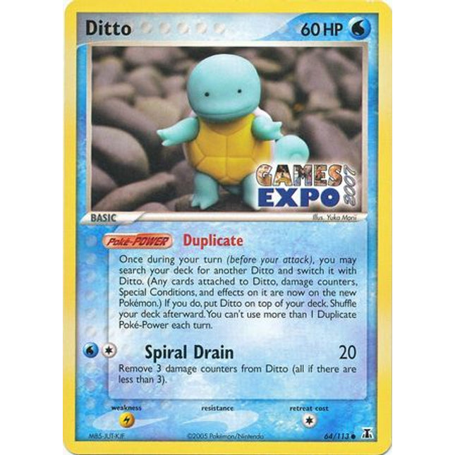 Ditto (64/113) (Games Expo Exclusive) [EX: Delta Species]