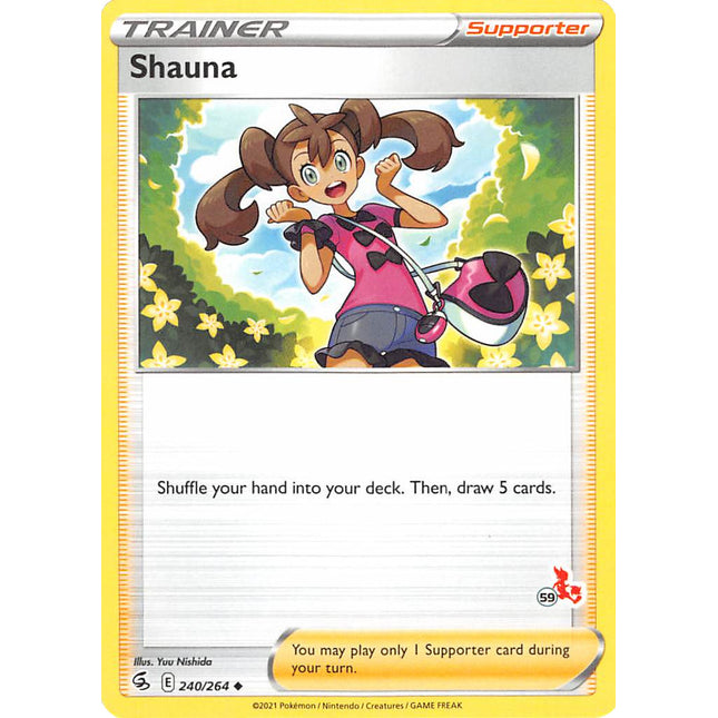 Shauna (240/264) (Cinderace Stamp #59) [Battle Academy 2022]