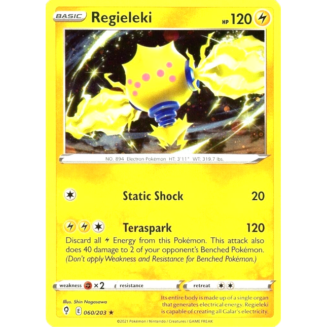 Regieleki (060/203) (Cosmos Holo) [Sword & Shield: Evolving Skies]