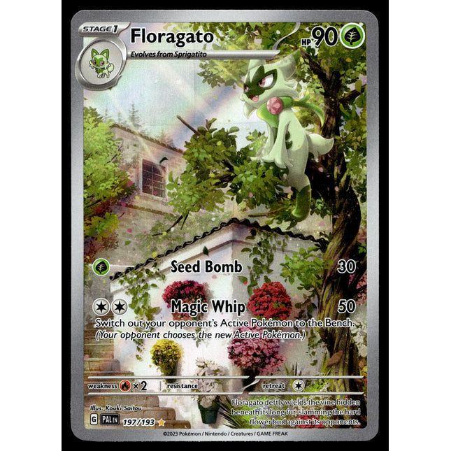 Floragato - 197/193 - NM - Art Rare - Paldea Evolved - Pokemon - A8-40