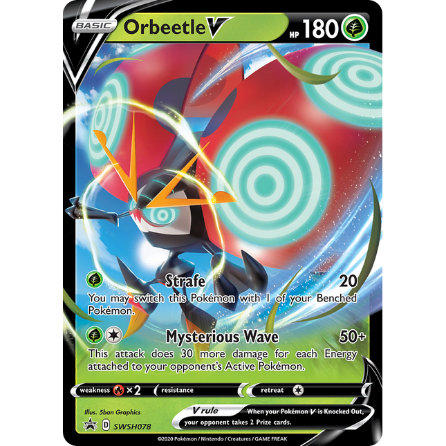 Orbeetle V (SWSH078) (Jumbo Card) [Sword & Shield: Black Star Promos]