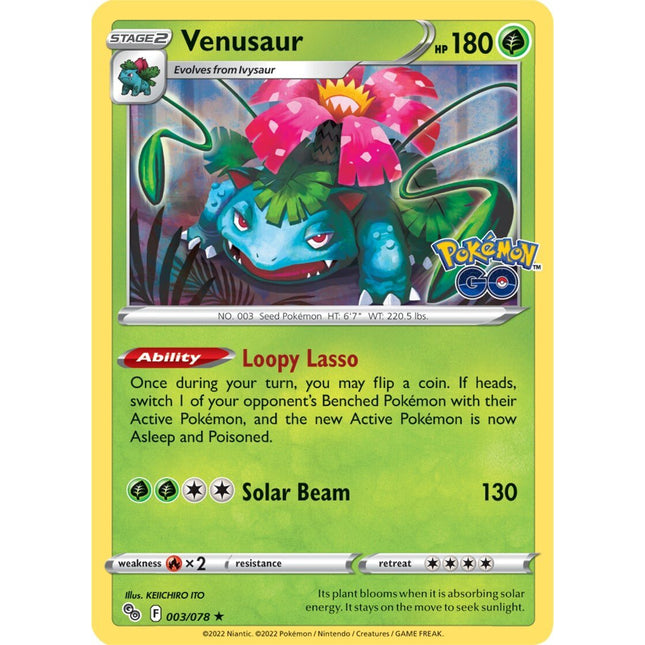 Venusaur (003/078) [Pokémon GO]