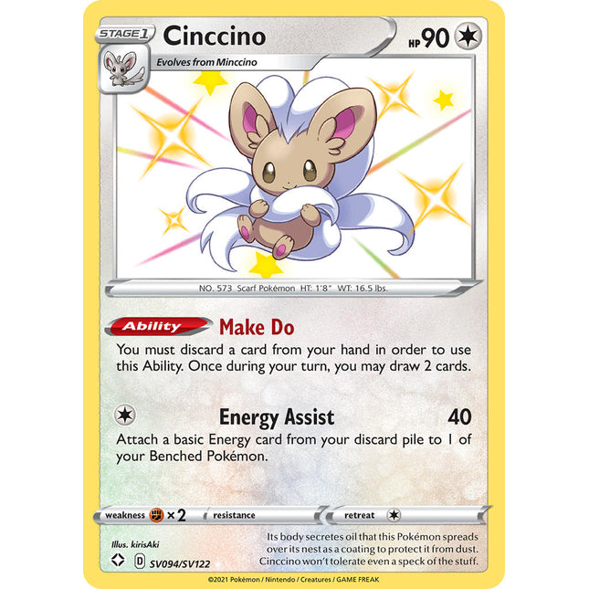 Cinccino (SV094/SV122) [Sword & Shield: Shining Fates]