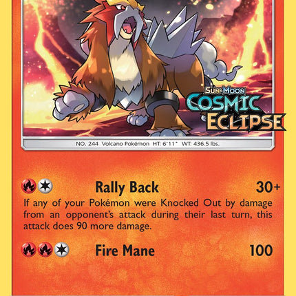 Entei [SM Black Star Promos]