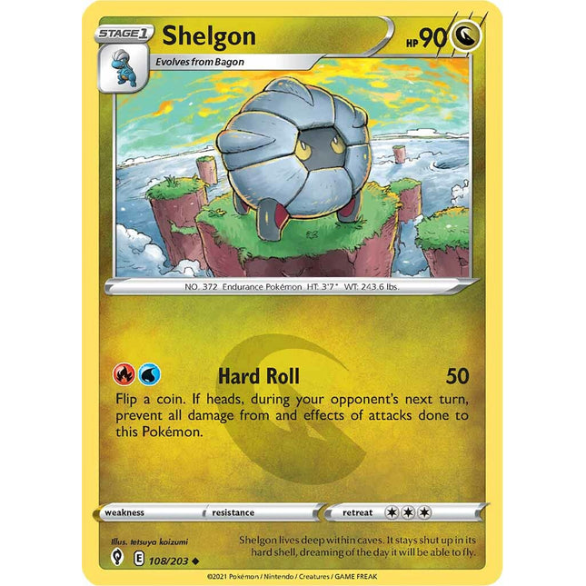 Shelgon (108/203) [Sword & Shield: Evolving Skies]