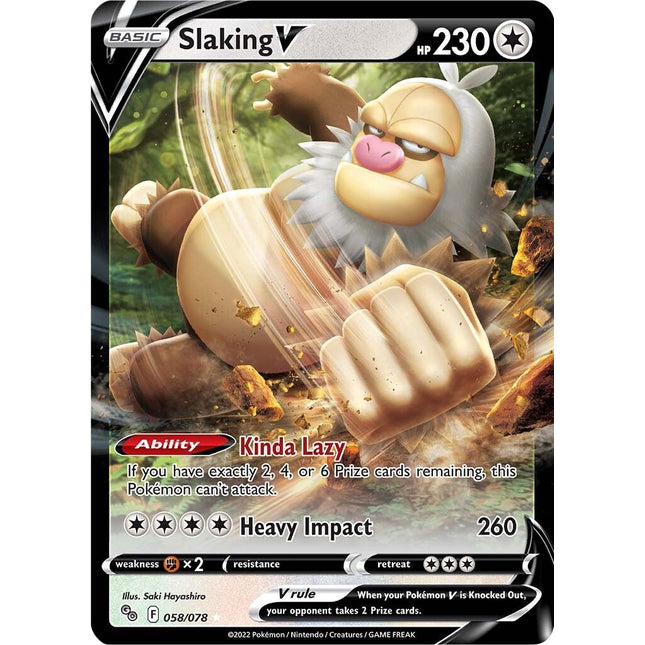 Slaking V (058/078) [Pokémon GO]