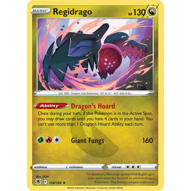 Regidrago (118/189) [Sword & Shield: Astral Radiance]