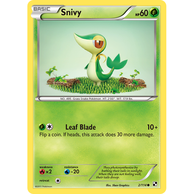 Snivy [Black & White]