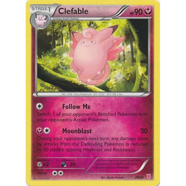 Clefable (28/30) [XY: Trainer Kit 1 - Wigglytuff]