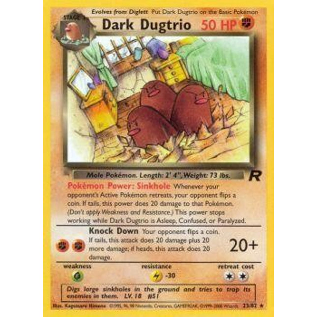 Dark Dugtrio (23/82) [Team Rocket]