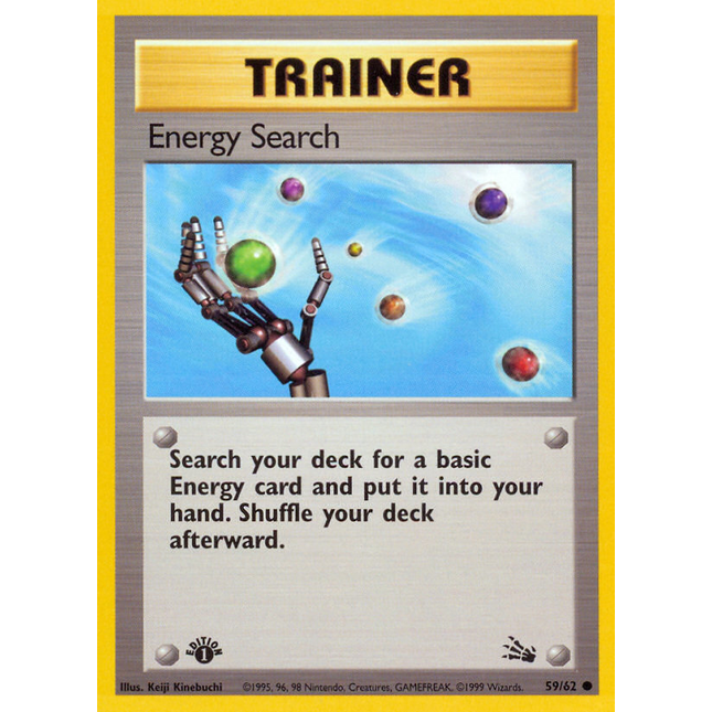 Energy Search (59/62) [Fossil 1st Edition]