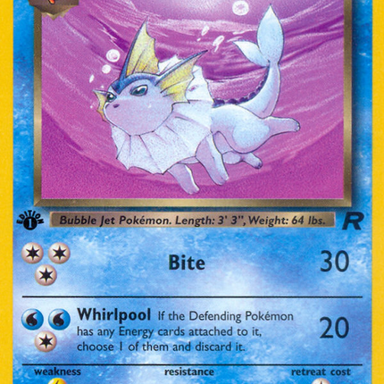 Dark Vaporeon (45/82) [Team Rocket 1st Edition]