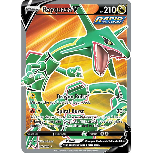 Rayquaza V (193/203) [Sword & Shield: Evolving Skies]