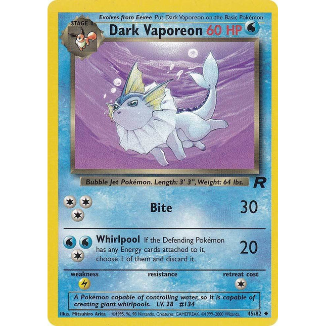Dark Vaporeon (45/82) [Team Rocket]