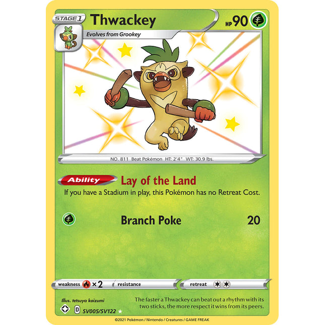 Thwackey (SV005/SV122) [Sword & Shield: Shining Fates]