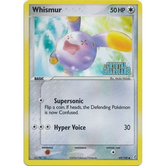 Whismur (69/100) (Stamped) [EX: Crystal Guardians]