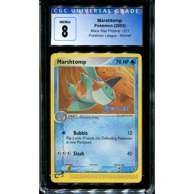 Marshtomp - 11 - CGC 8 - Black Star Promos - Winner - Pokemon - 94013