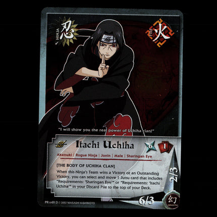 Itachi Uchiha - PR us013 - NM - Foil - Promo - Naruto CCG - E1-45