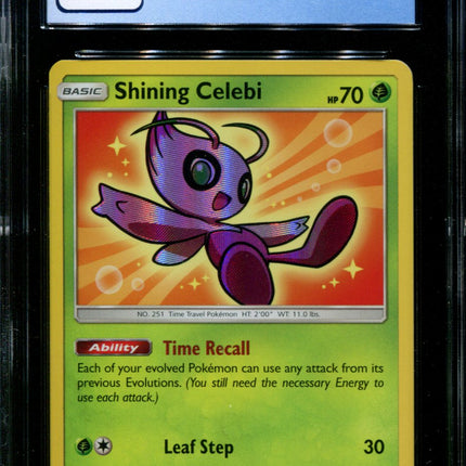 Shining Celebi - SM79 - CGC 8.5 - Black Star Promo - Shining Legends - Pokemon -  15142