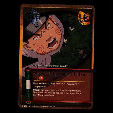 Super Expansion Jutsu - 230 - NM - 1st Edition - Foil - Naruto CCG - D4-213