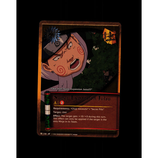 Super Expansion Jutsu - 230 - NM - 1st Edition - Foil - Naruto CCG - D4-213