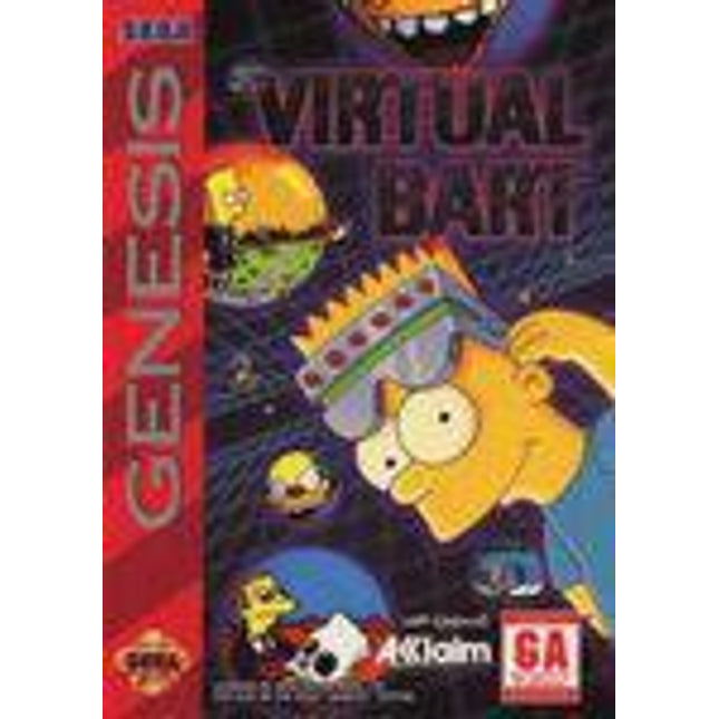 Virtual Bart - Sega Genesis