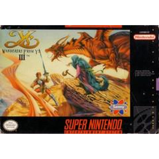 Ys III Wanderers from Ys - Super Nintendo