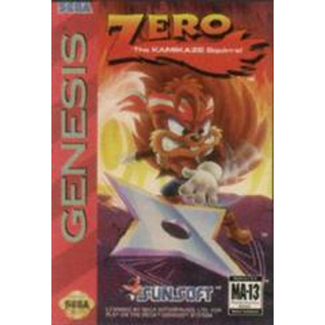 Zero the Kamikaze Squirrel - Sega Genesis