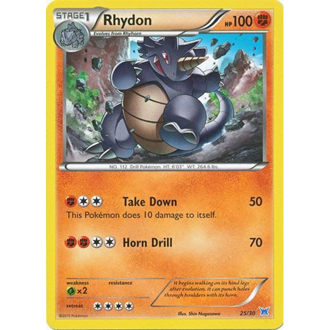 Rhydon (25/30) [XY: Trainer Kit 2 - Latios]