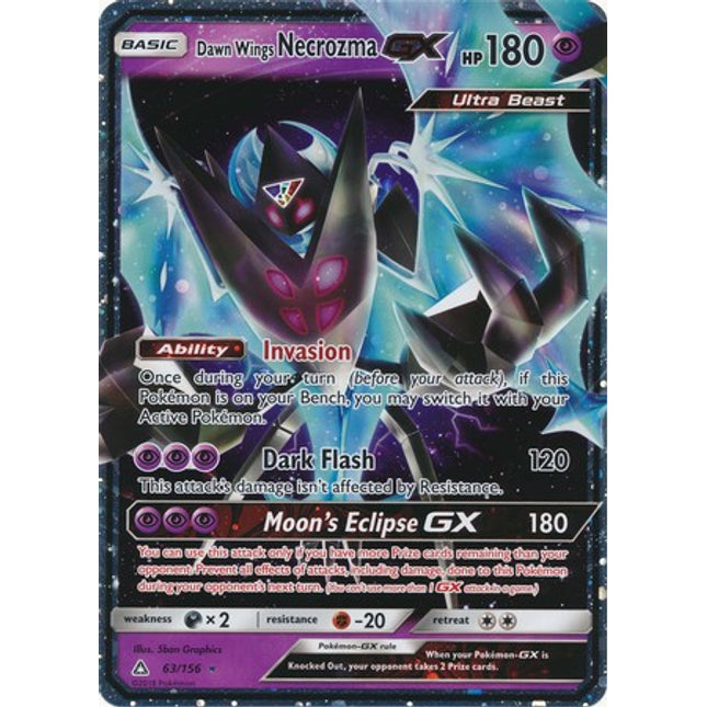 Dawn Wings Necrozma GX (63/156) (Jumbo Card) [Sun & Moon: Ultra Prism]