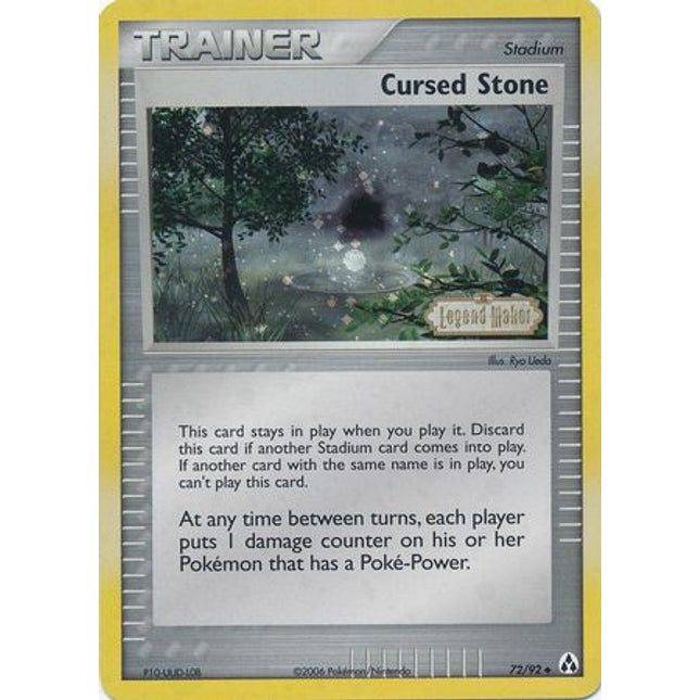 Cursed Stone (72/92) (Stamped) [EX: Legend Maker]