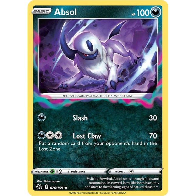 Absol (076/159) [Sword & Shield: Crown Zenith]